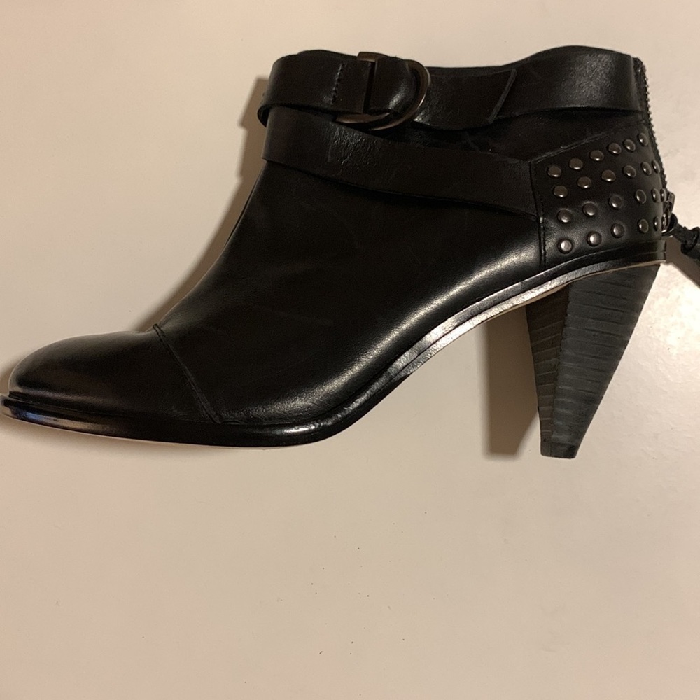 𝅺PLENTY by Tracy Reese stuffed black ankle boots size 37.5- gently used - Picture 13 of 16